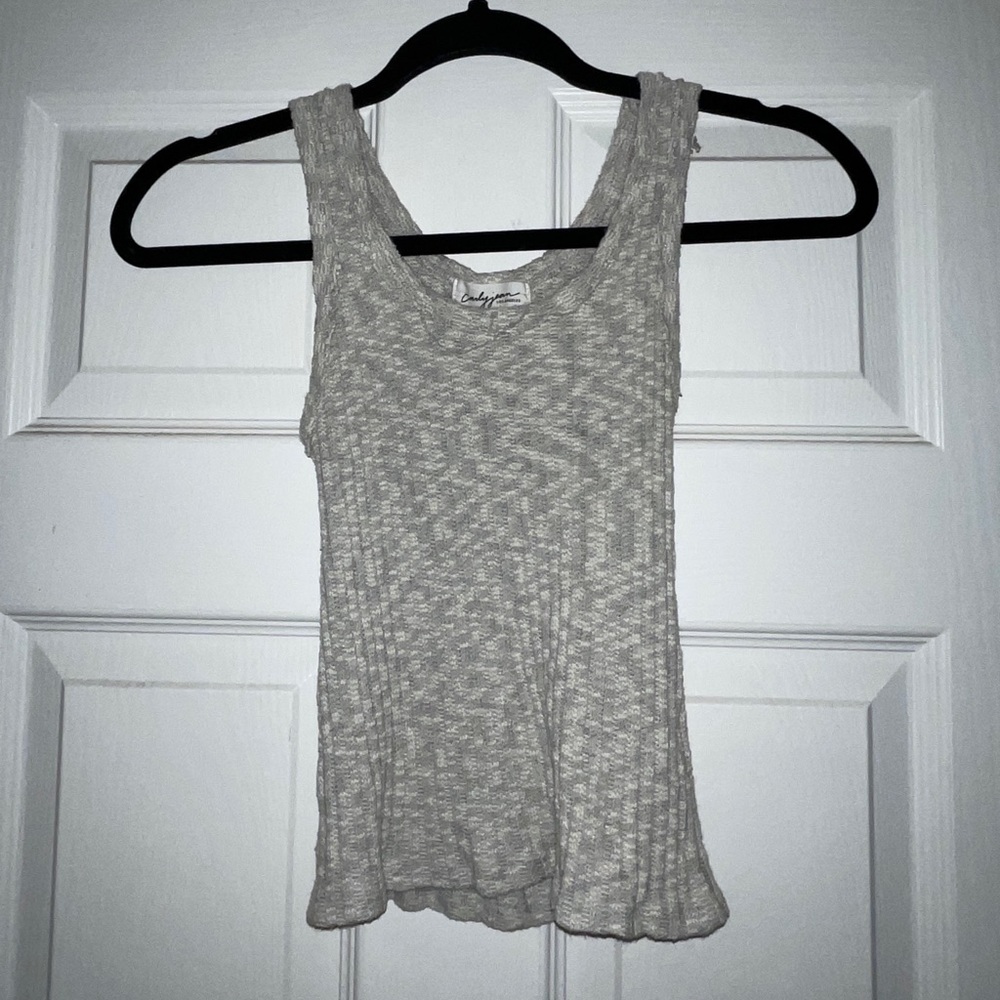 CarlyJean Grey Tank Small